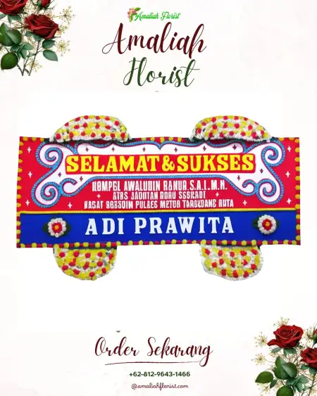 Papan Bunga Ucapan Selamat Sadeng